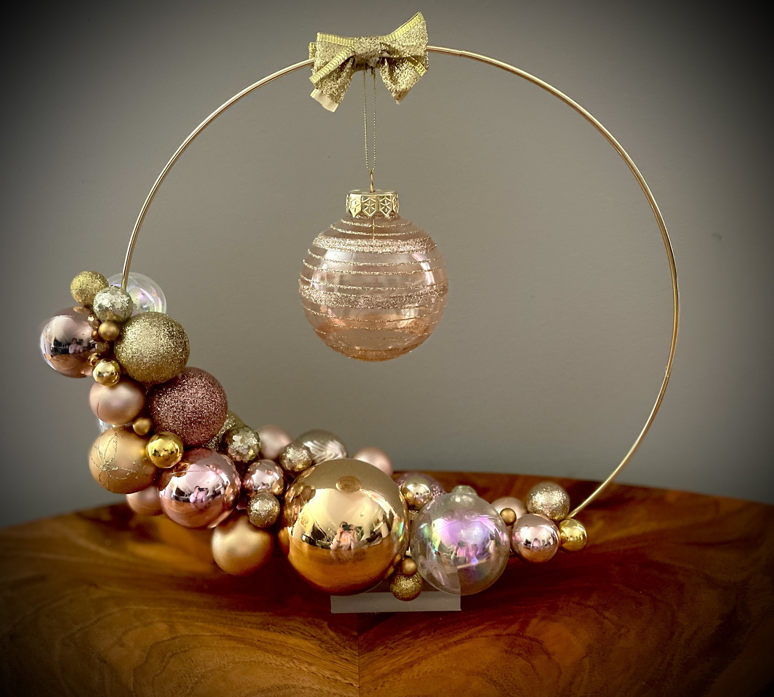 Rose Gold Centerpiece