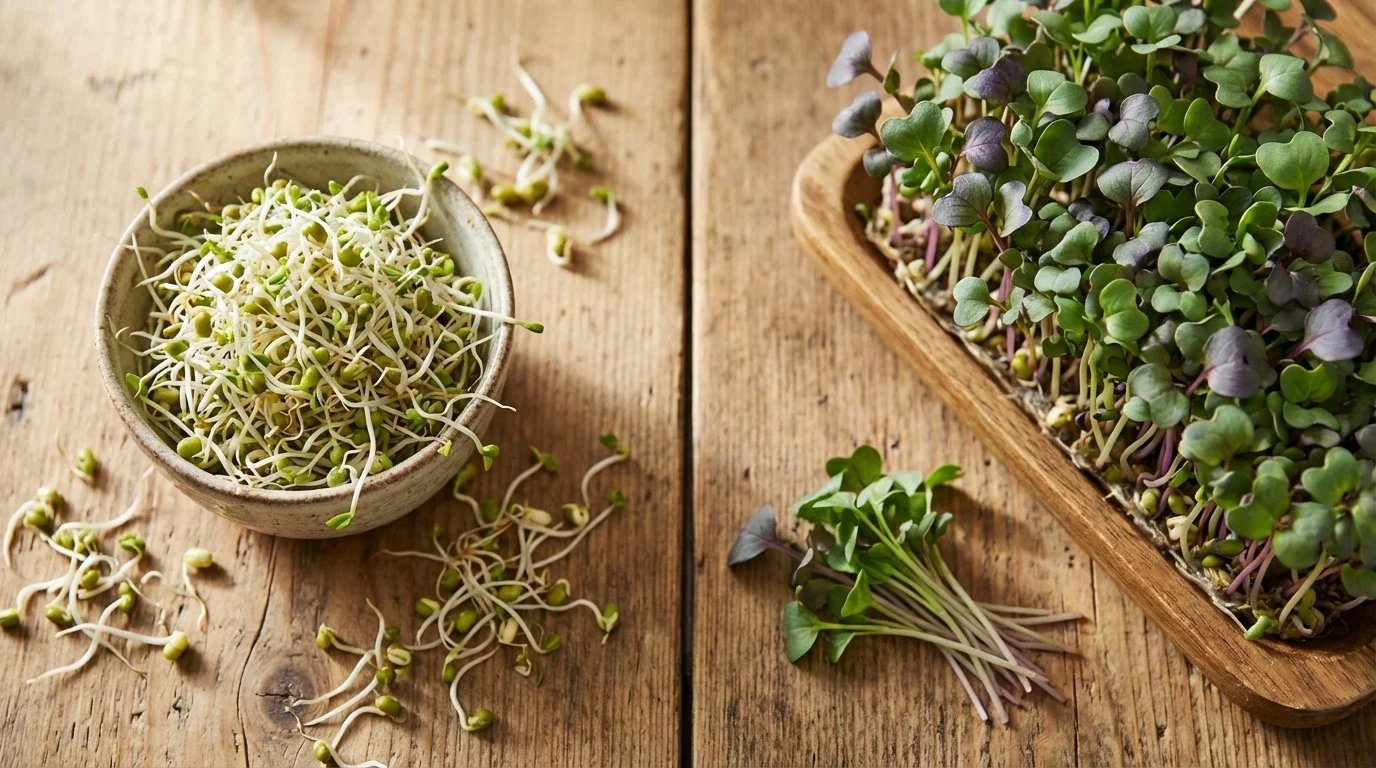 Sprouts vs. Microgreens: What's the Difference and Which One Belongs in Your Spring Reset?