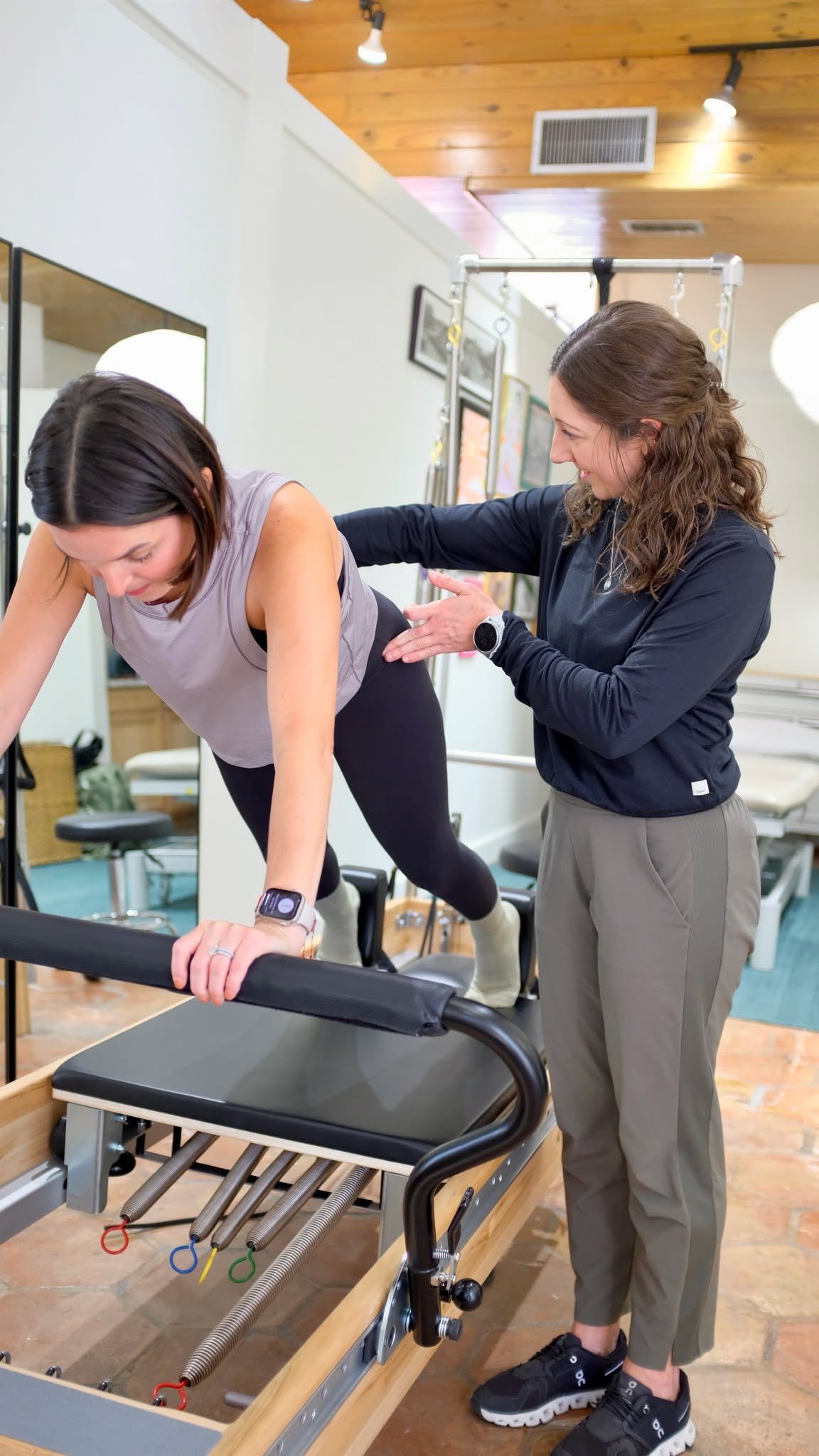 Have you tried a reformer pilates session yet? 

This is a hour session with Dr. Brittany, a Doctor of Physical Therapy and a certified pilates instructor.

It's a great way to build core strength, body awareness, and symmetry! 

You can book through