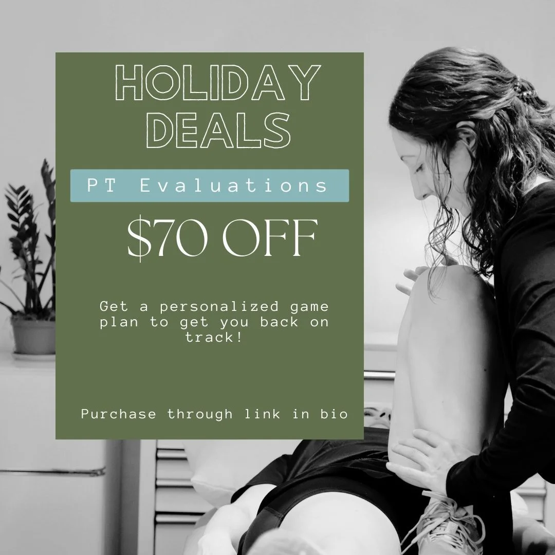 🎁 BLACK FRIDAY &bull; MOVE BETTER GIFTS 🎁
Give the runners, cyclists, and active humans in your life a gift that actually helps them feel and move better.

For Black Friday weekend, grab one of our most popular sessions at a special gift rate:

🏃&