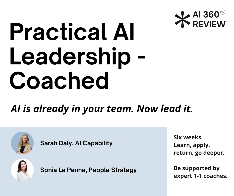 Practical AI Leadership — Coached [April 2026]