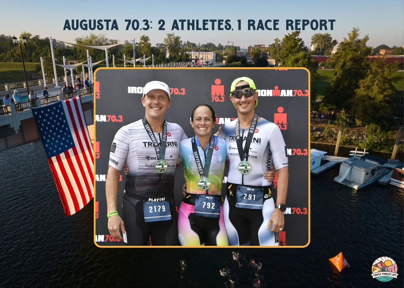 Augusta 70.3- 2 Athletes, 1 Race Report