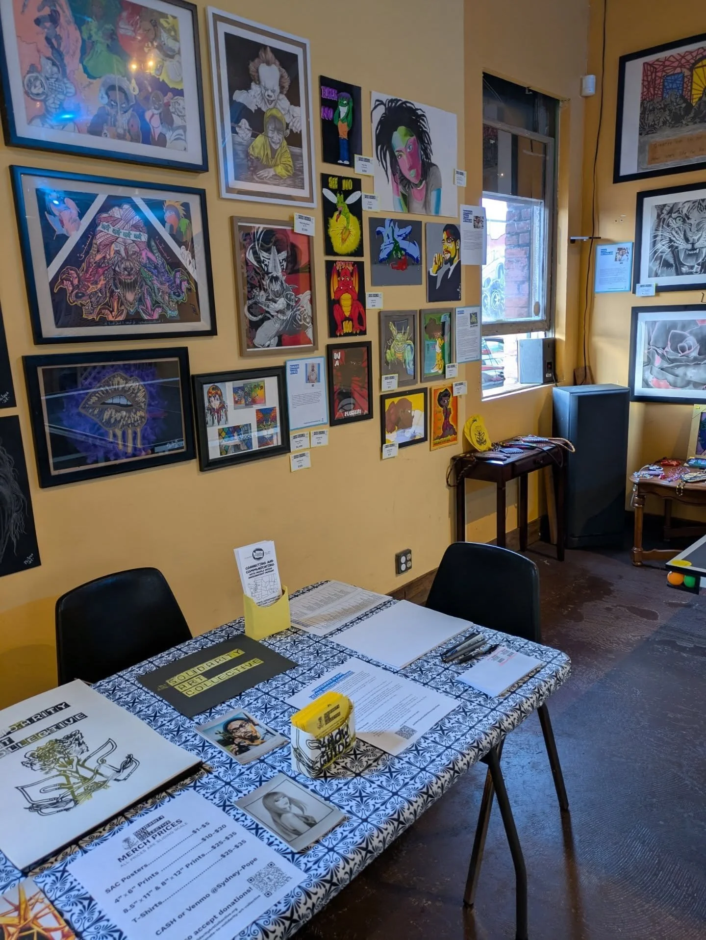 We're back for day two of the #OlympiaArtsWalk at @goldenhourteaoly! We'll be sharing this exhibit of amazing pieces by incarcerated artists until 9pm today. Today's event also features farm-to-table bites by @hakifarmerscollective starting at 5pm, a