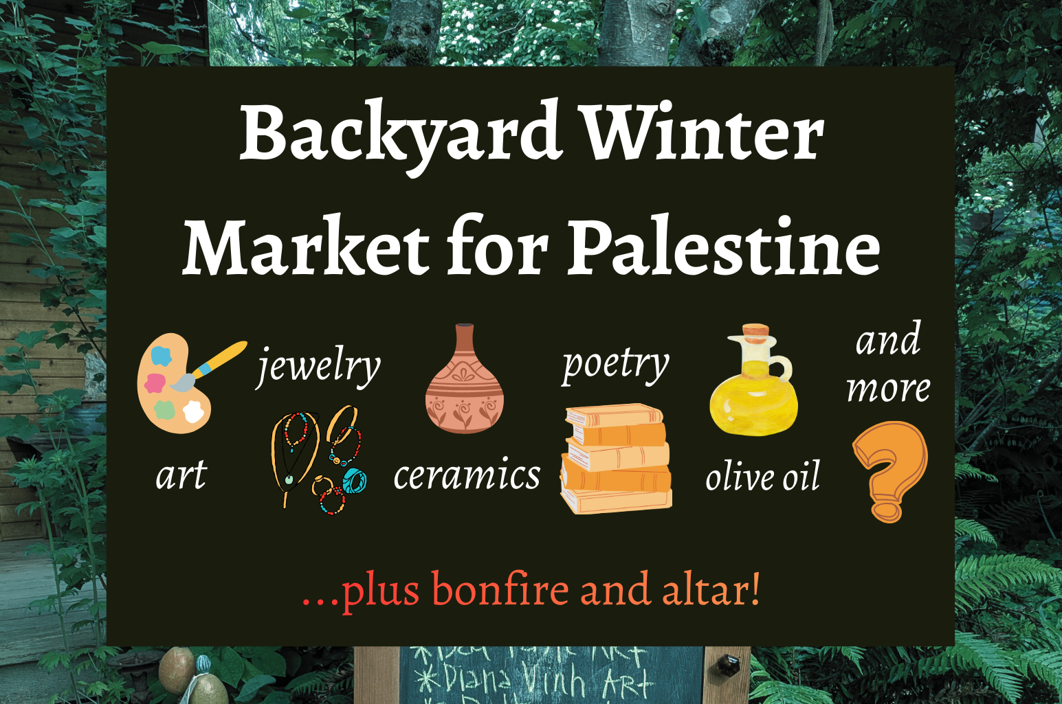 Backyard Winter Market for Palestine