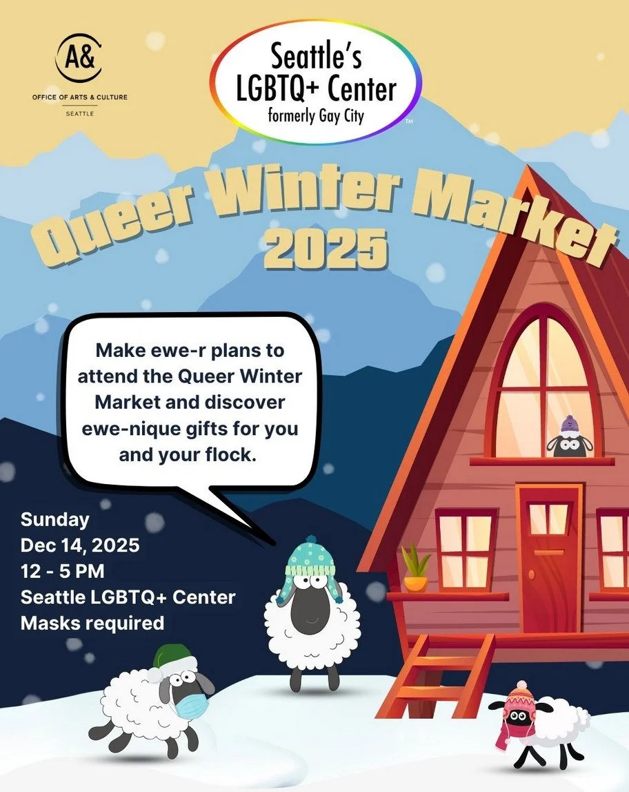 Sharing the THIRD event that SAC will be part of in December - we're tabling at @gaycity's Queer Winter Market! We'll be selling original art, beadwork, and prints by our incarcerated collective members, including QTBIPOC+ artists ⛓️&zwj;💥✊🏽🌈 🖌️
