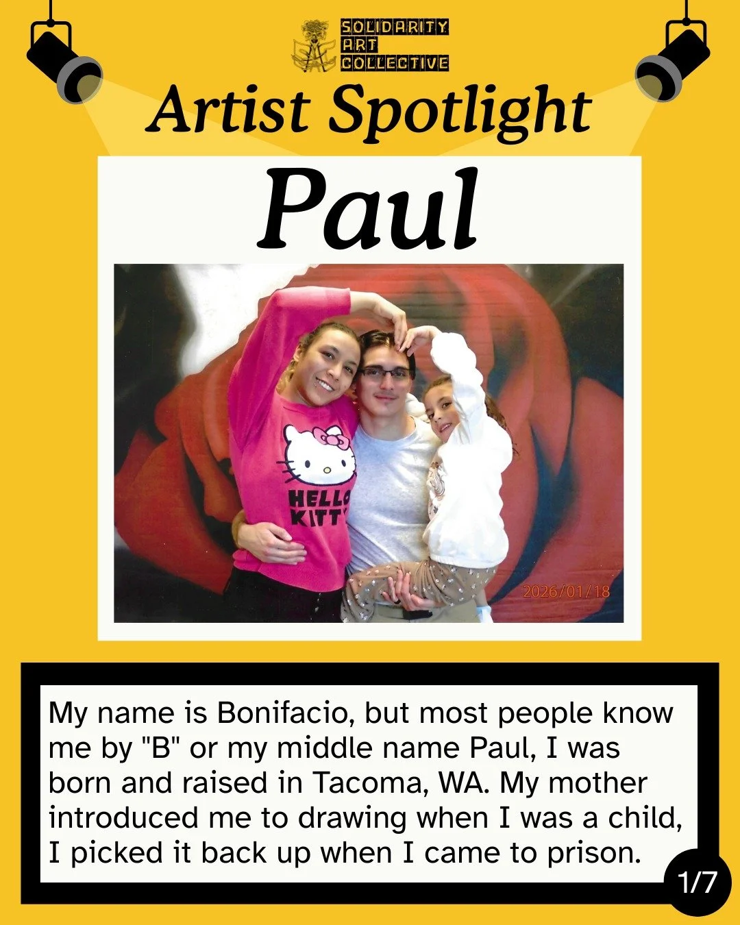 🌟 Artist Spotlight on Paul 🌟

Paul is an artist currently incarcerated at Stafford Creek who creates amazing abstract portraits of artists who inspire him, like Lauryn Hill and Kennedy Rd., nature landscapes, and more using a variety of mediums.
To