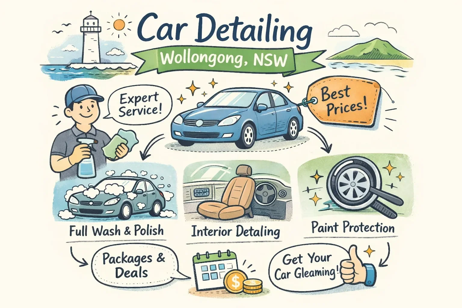 Top Car Detailing Wollongong NSW Services &amp; Prices