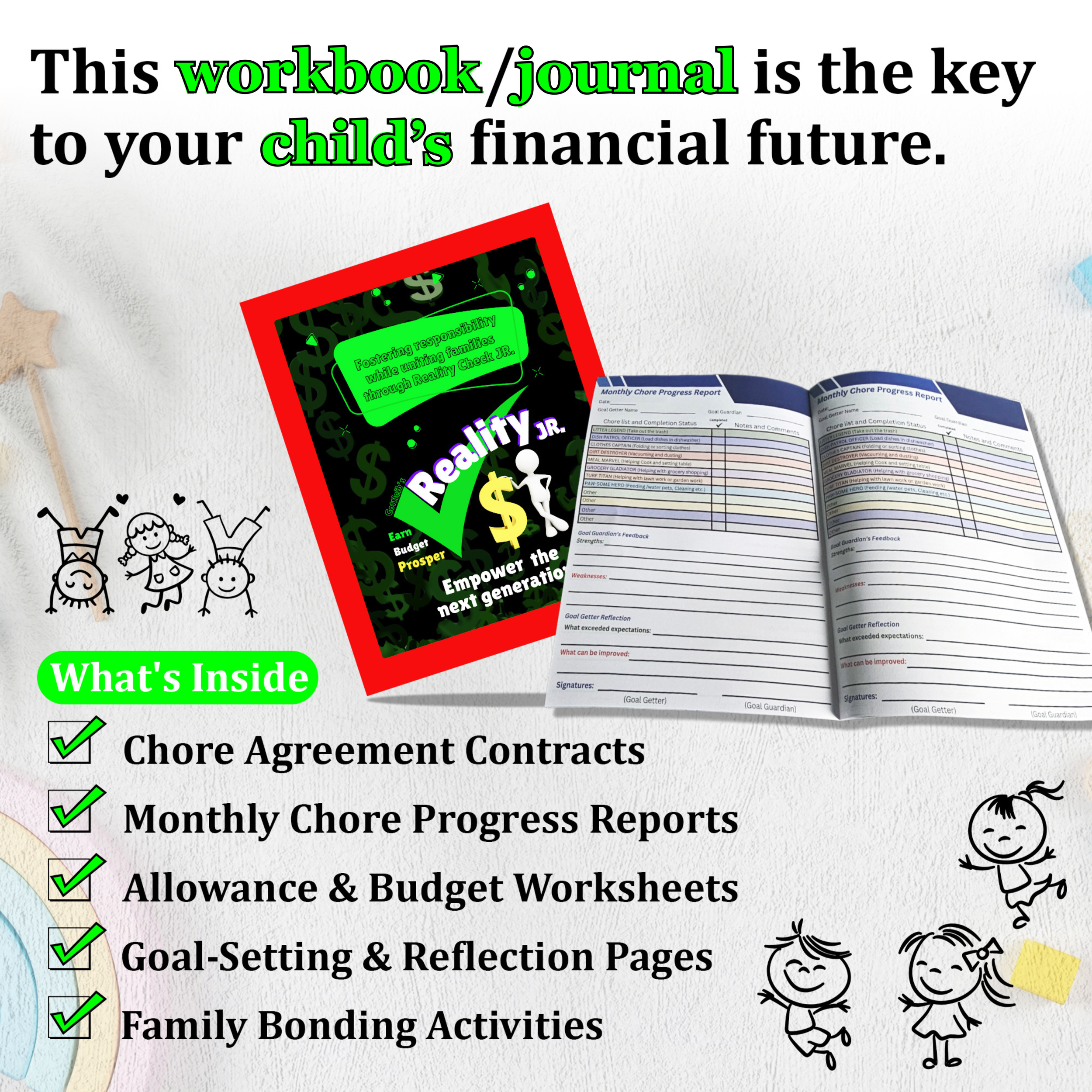 Reality Check Jr. Workbook/Journal (FREE Delivery within U.S.)