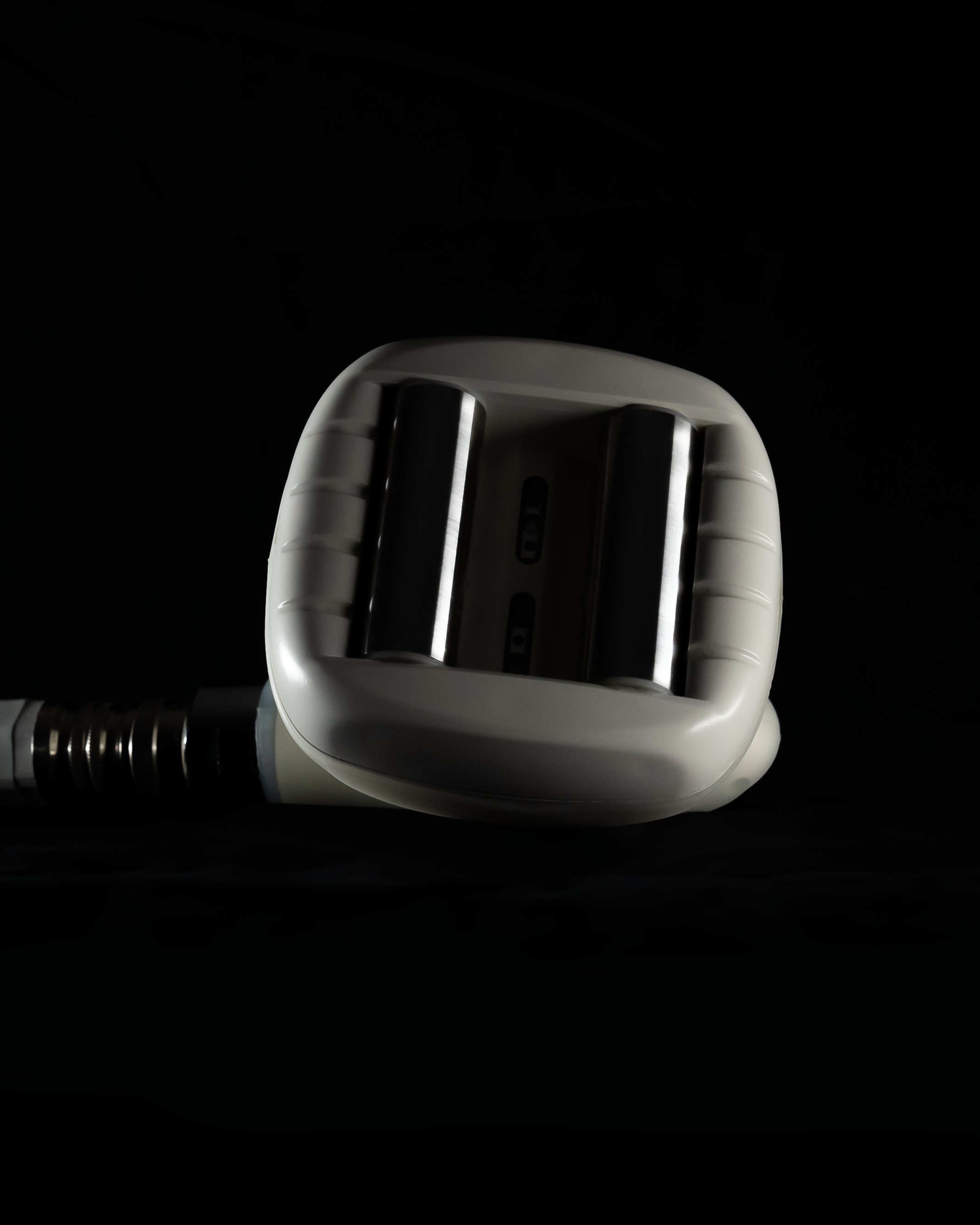 T-Shape 2 handpiece attachment with two metal roller tips