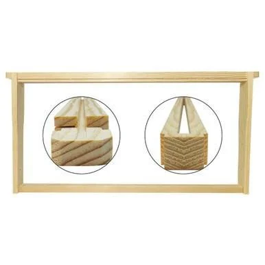 9 1/8" Deep Unassembled Frames - Wedge Top and Split Bottom with Pre-drilled Holes in Endbars