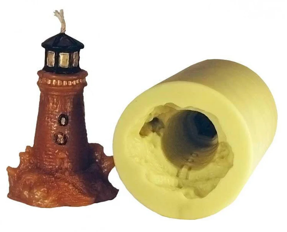 3 3/4" Light House Candle Mold