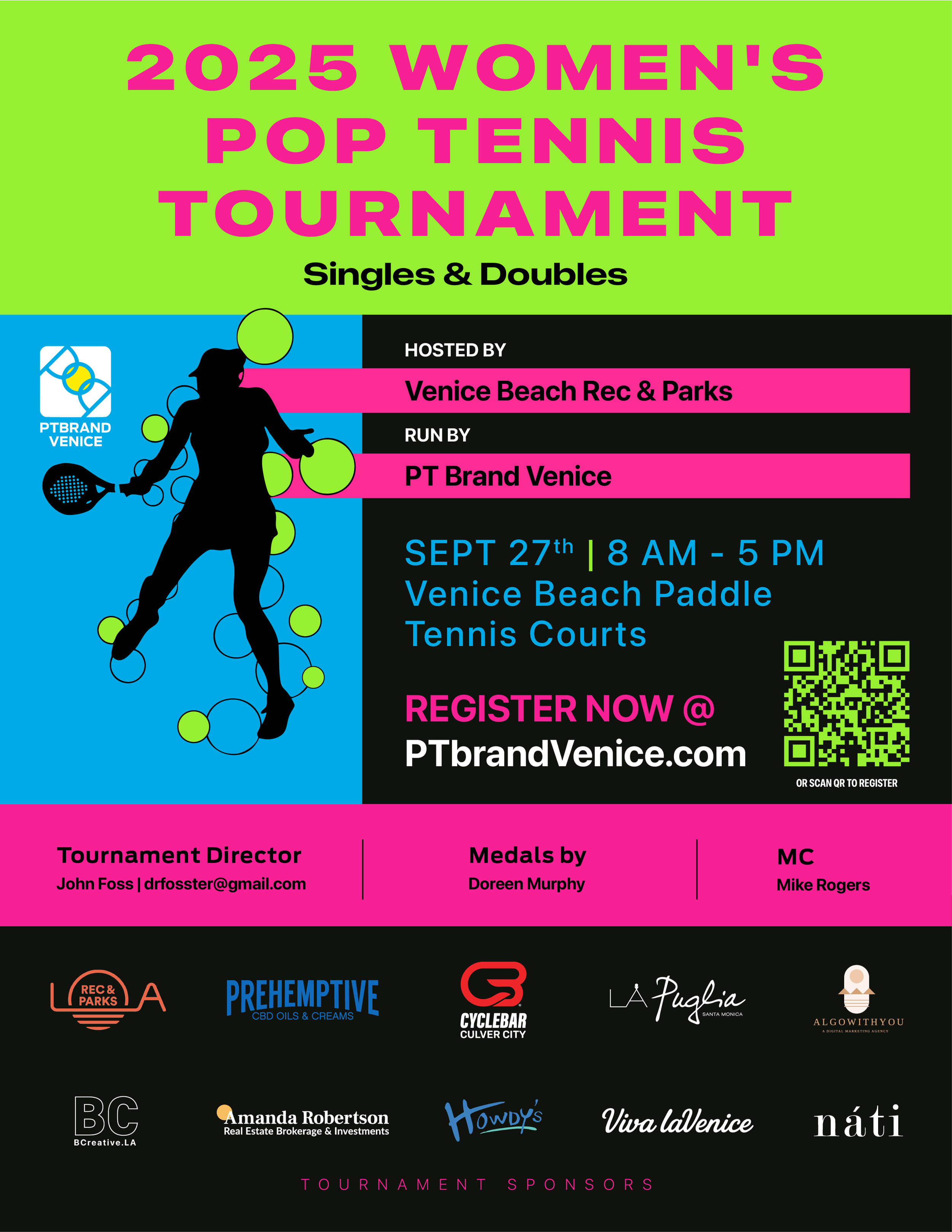 2025 Women’s Pop Tennis Tournament