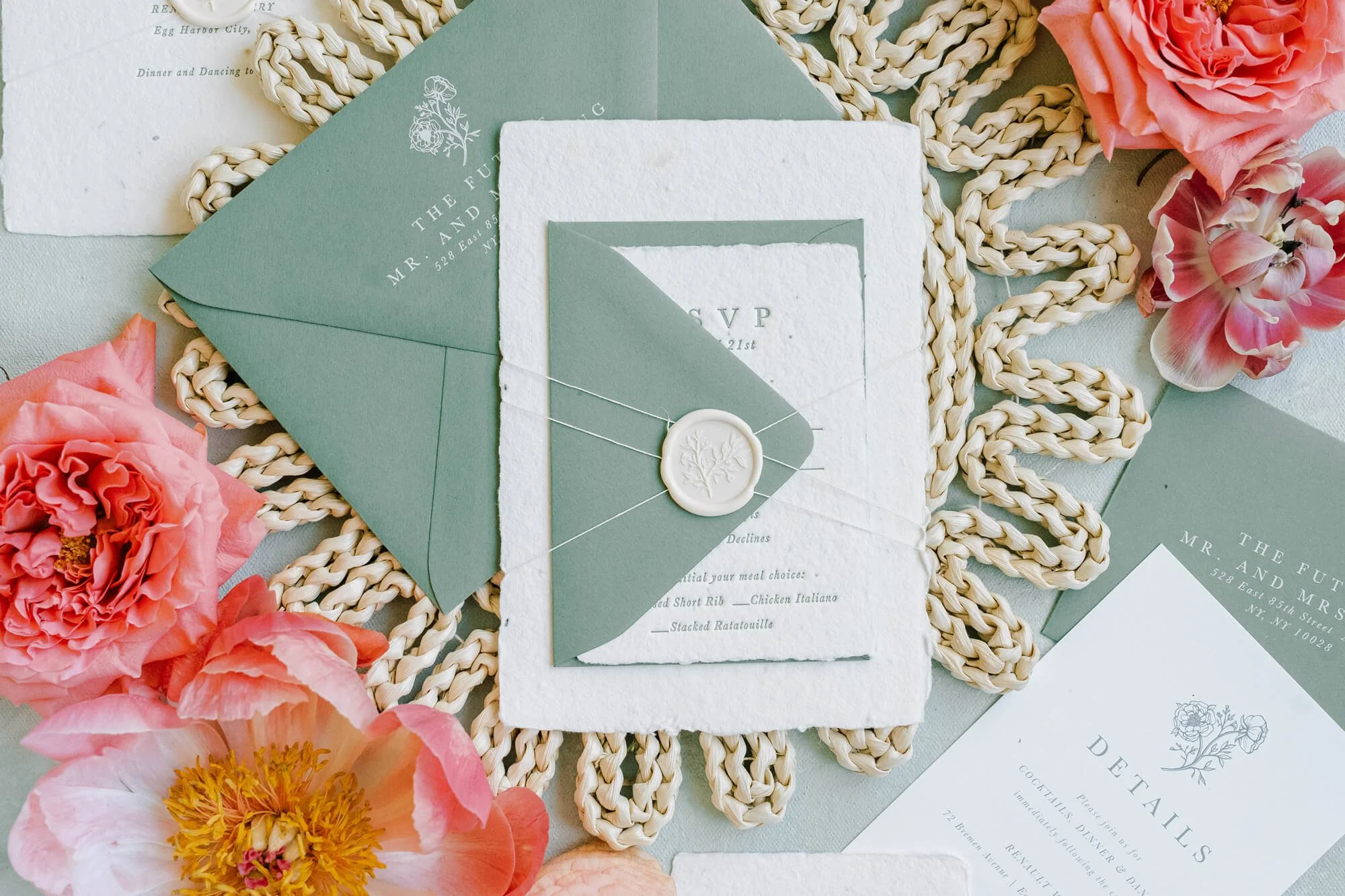 sustainable wedding invitations with plantable seeded paper