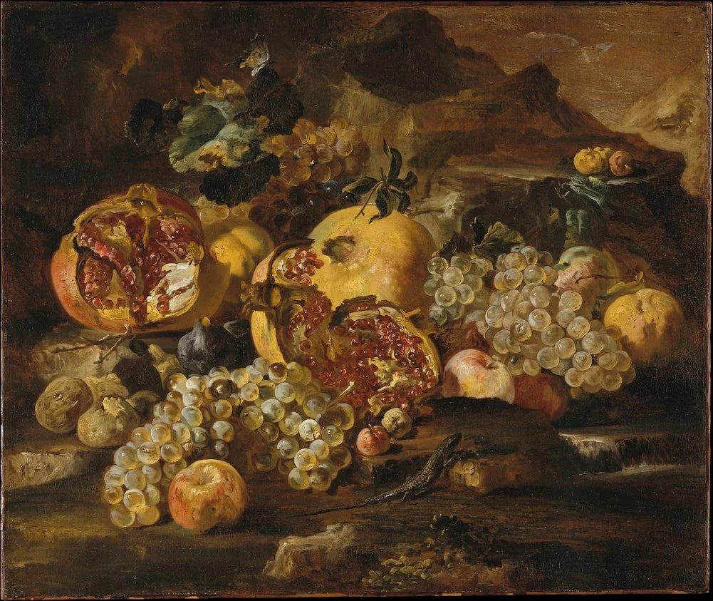 Fruit still life image from the MET