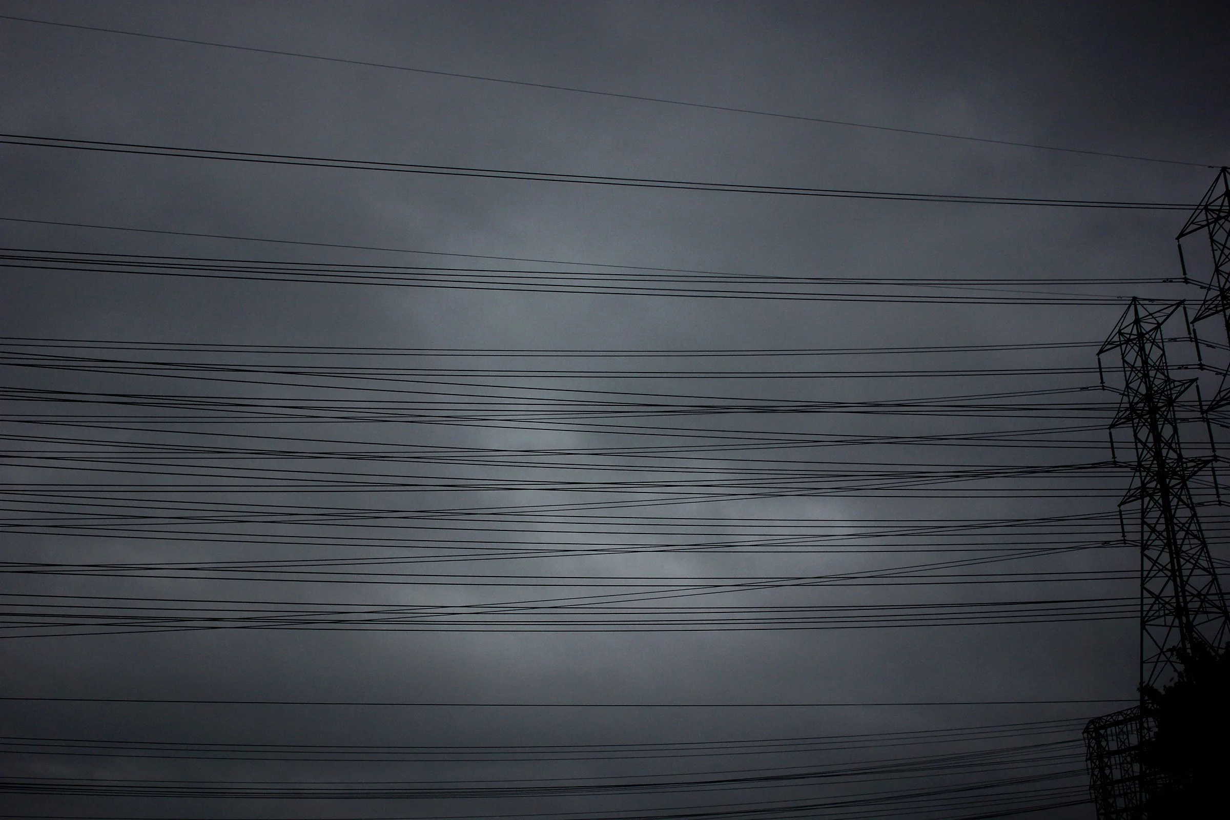 "Powerlines" photo #1 in Gloomy series