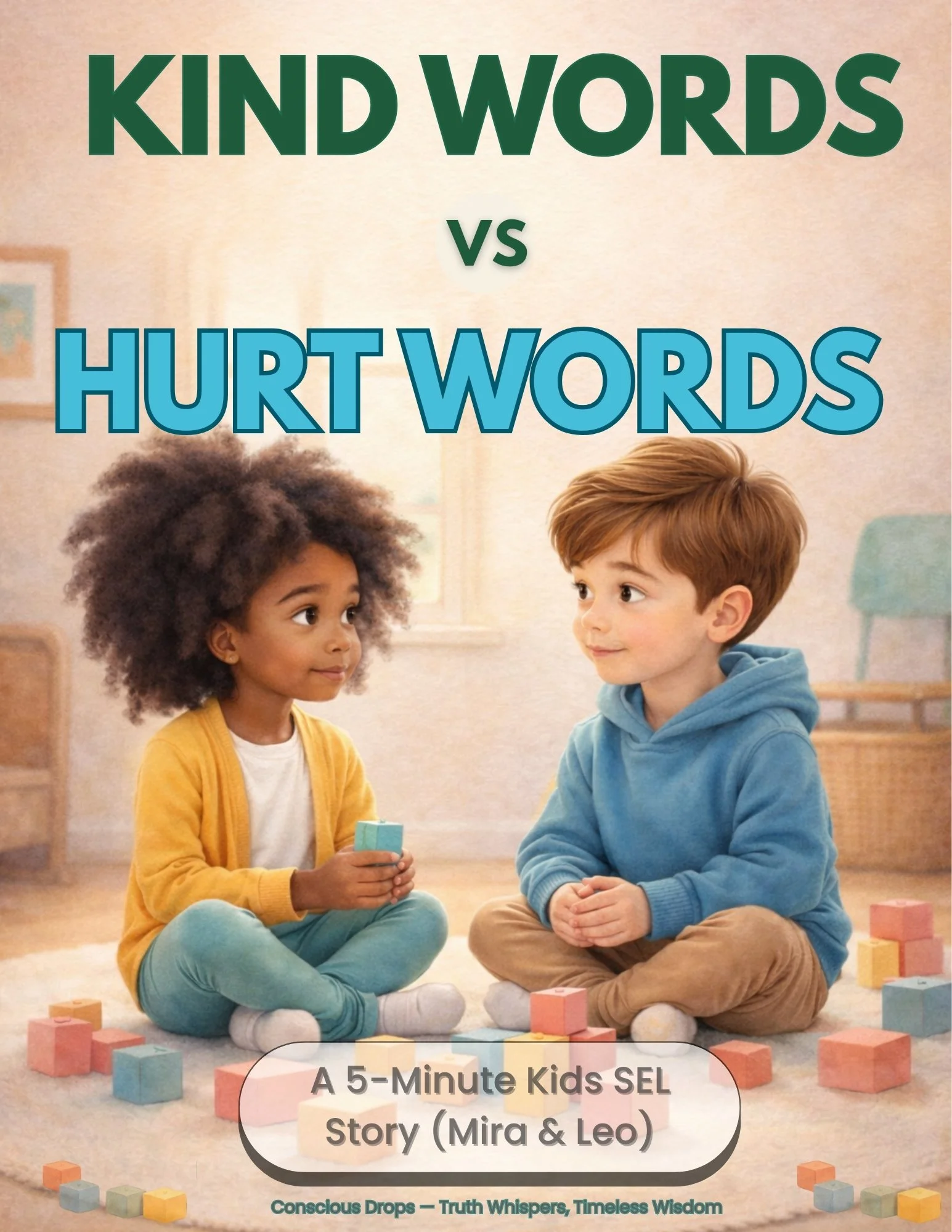 Kind Words vs Hurt Words - A Social-Emotional Story About Kindness, Feelings, and Making Things Right
