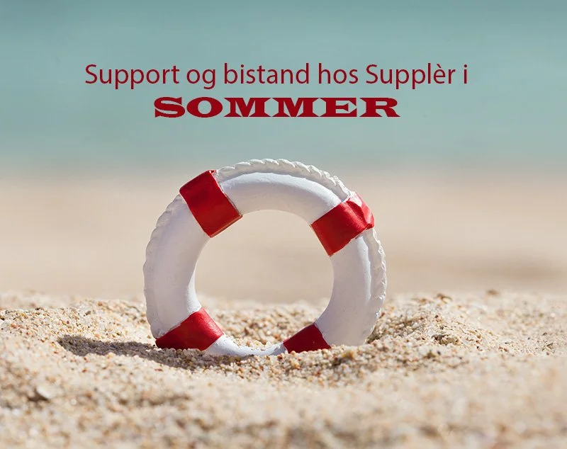 Support og bistand hos Supplèr i sommer