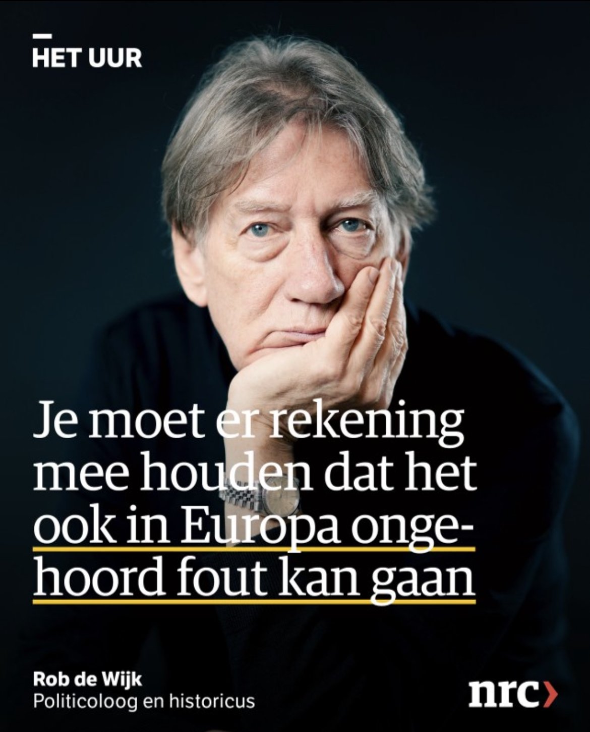 
Rob de Wijk blikte op 26 december 2025 terug op het jaar 2025 in de NRC-podcast 'Het Uur'