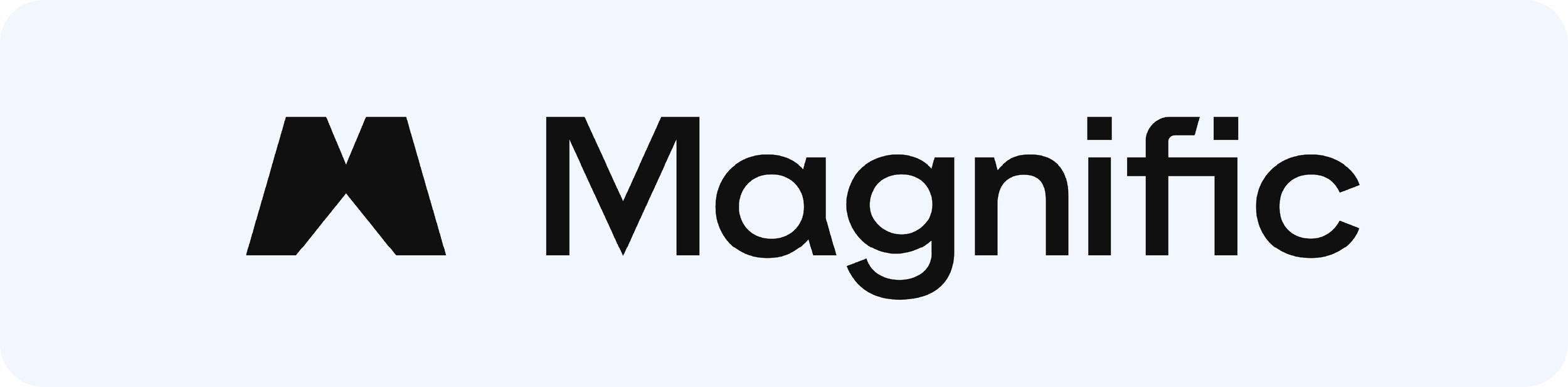 Logotipo de Magnic con símbolo y nombre en negro sobre fondo claro.