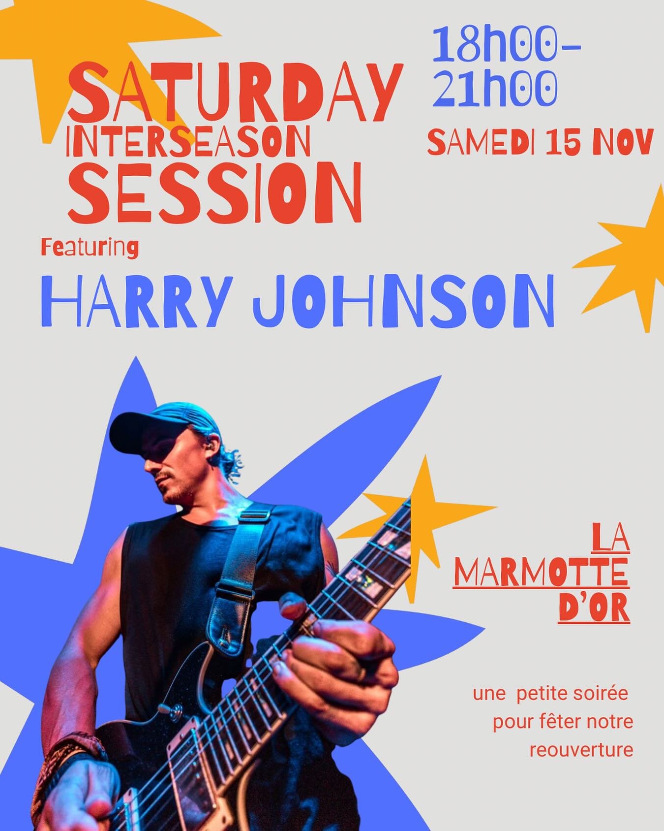 Venez f&ecirc;ter notre r&eacute;ouverture avec @hrj_music LIVE ce samedi @marmottedor 18h00 - 21h00 // &Agrave; little soir&eacute;e to celebrate our reopening. Tunes from the lovely @hrj_music 😍 #livemusic #interseason #everyonelivesharry #comesay