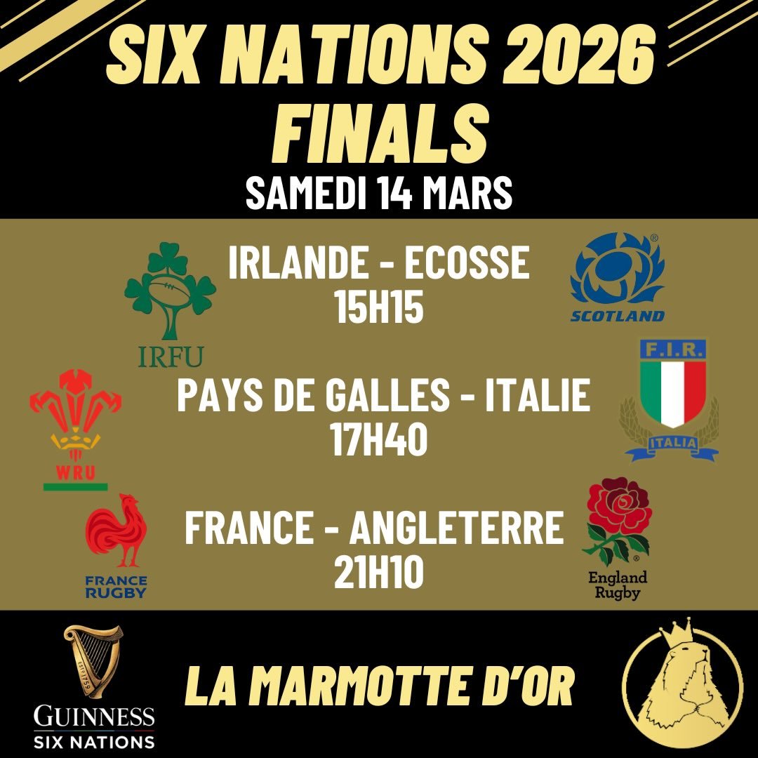 🏉 Super Samedi Demain pour la finale de le #6nationsrugby ! What a day of rugby tomorrow @marmottedor ! Everything to play for on &ldquo;Super Saturday&rdquo; !! #montriond #rugby #comeonireland #crackingline 🏉