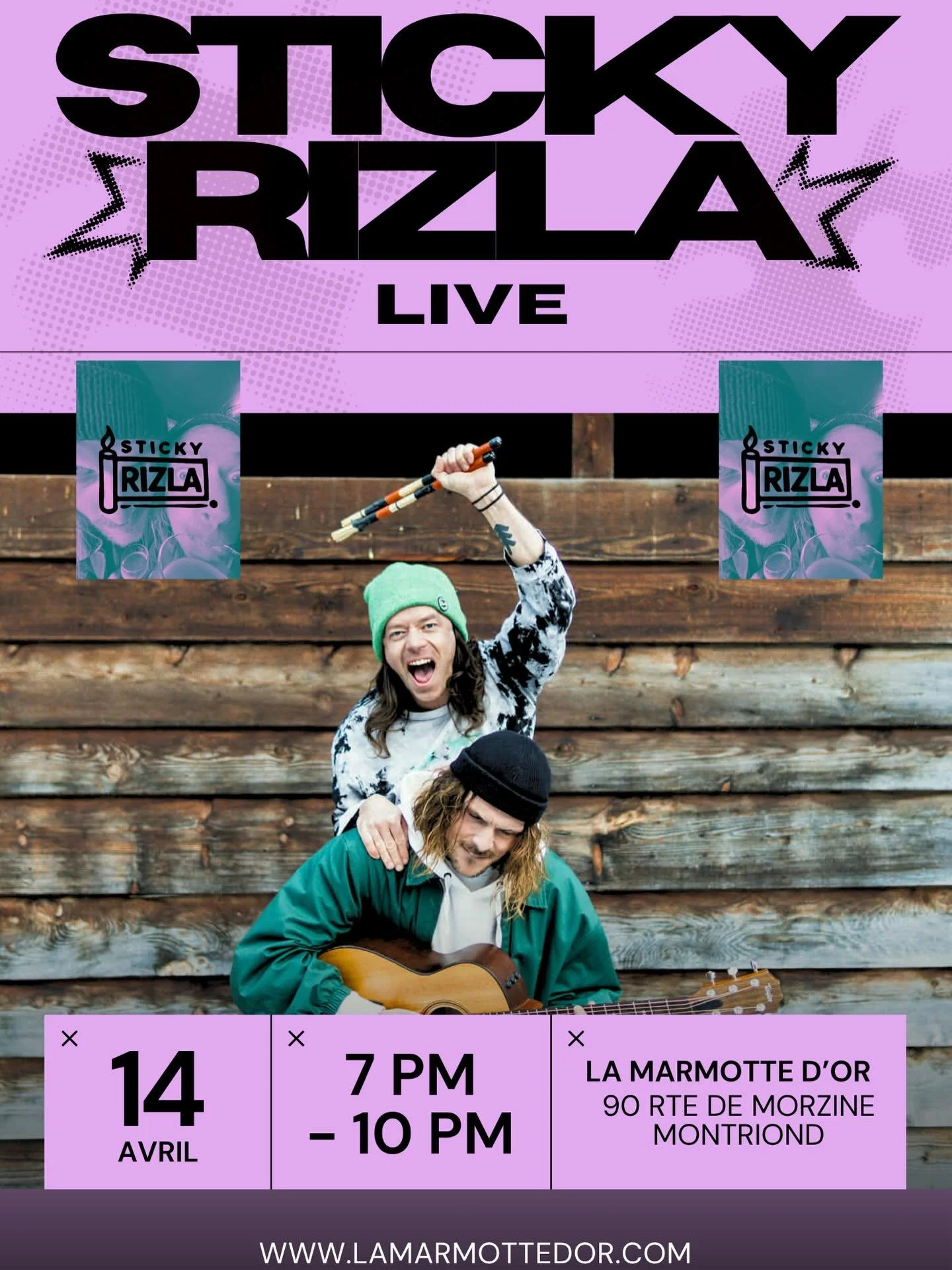 H&acirc;te que @sticky.rizla joue au pub pour la premi&egrave;re fois cet hiver. On se voit l&agrave;-bas.

Stoked to have @sticky.rizla play for the first time this winter @marmottedor ! See you there 🤘🏻#livemusic #concert #marmottespotting 

📅 M