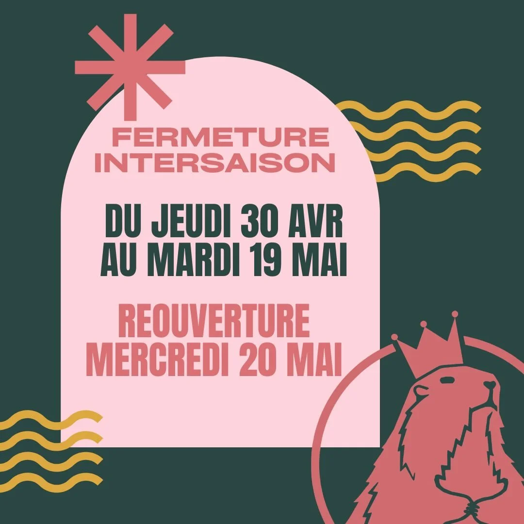 😎 L&rsquo;&eacute;quipe @marmottedor prend une pause bien m&eacute;rit&eacute;e apr&egrave;s un hiver tr&egrave;s agr&eacute;able. Merci &agrave; tous nos adorables clients pour votre soutien continu. Nous vous retrouverons dans quelques semaines po