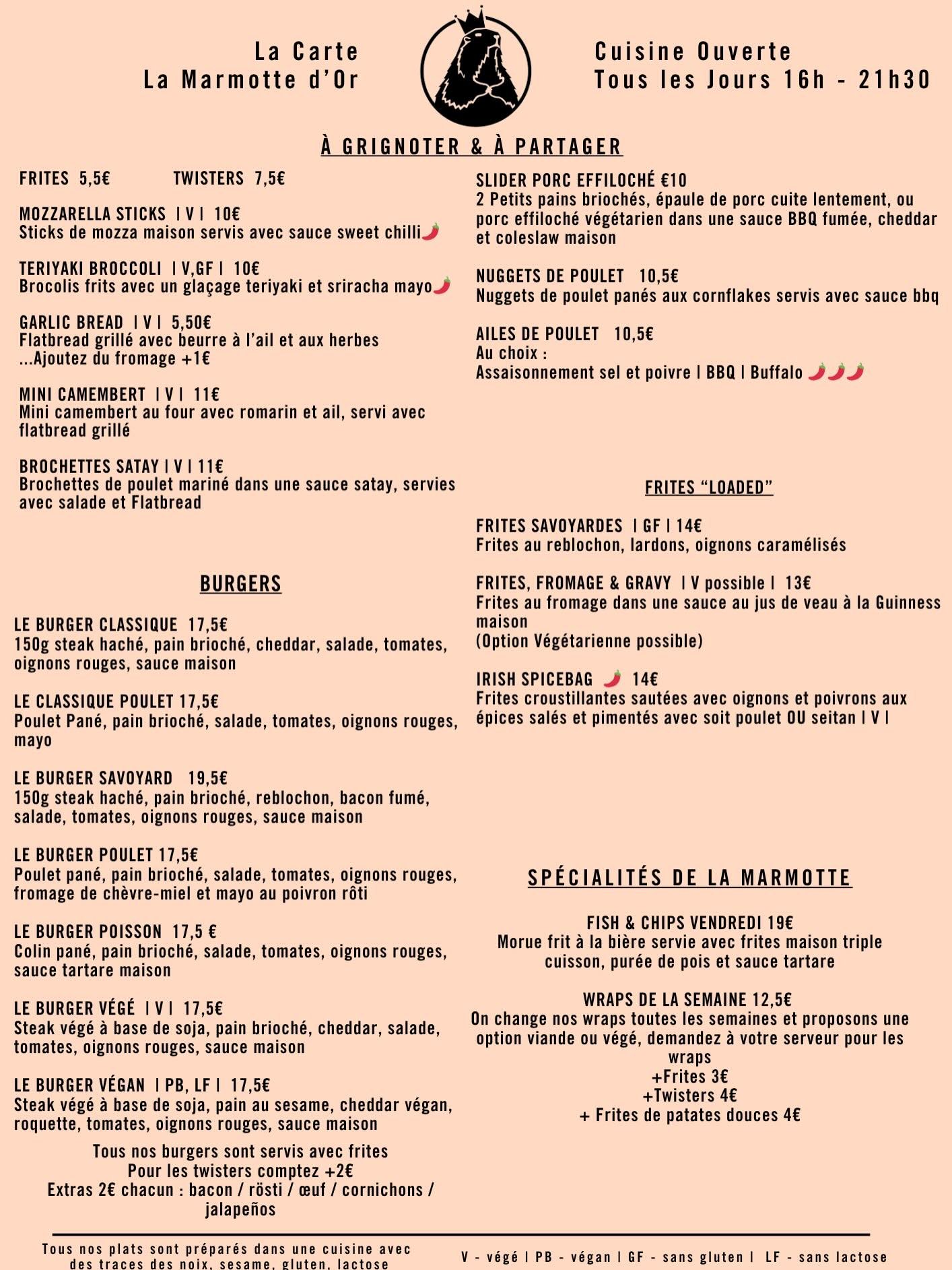 L&rsquo;attente est finie 🤘 R&eacute;ouverture de la @marmottedor aujourd&rsquo;hui 💥 bar 15h30 cuisine 16h00. &Agrave; plus ! The wait is finally over, @marmottedor reopens today at 3:30. Opening with a little interseason menu, summer menu coming 