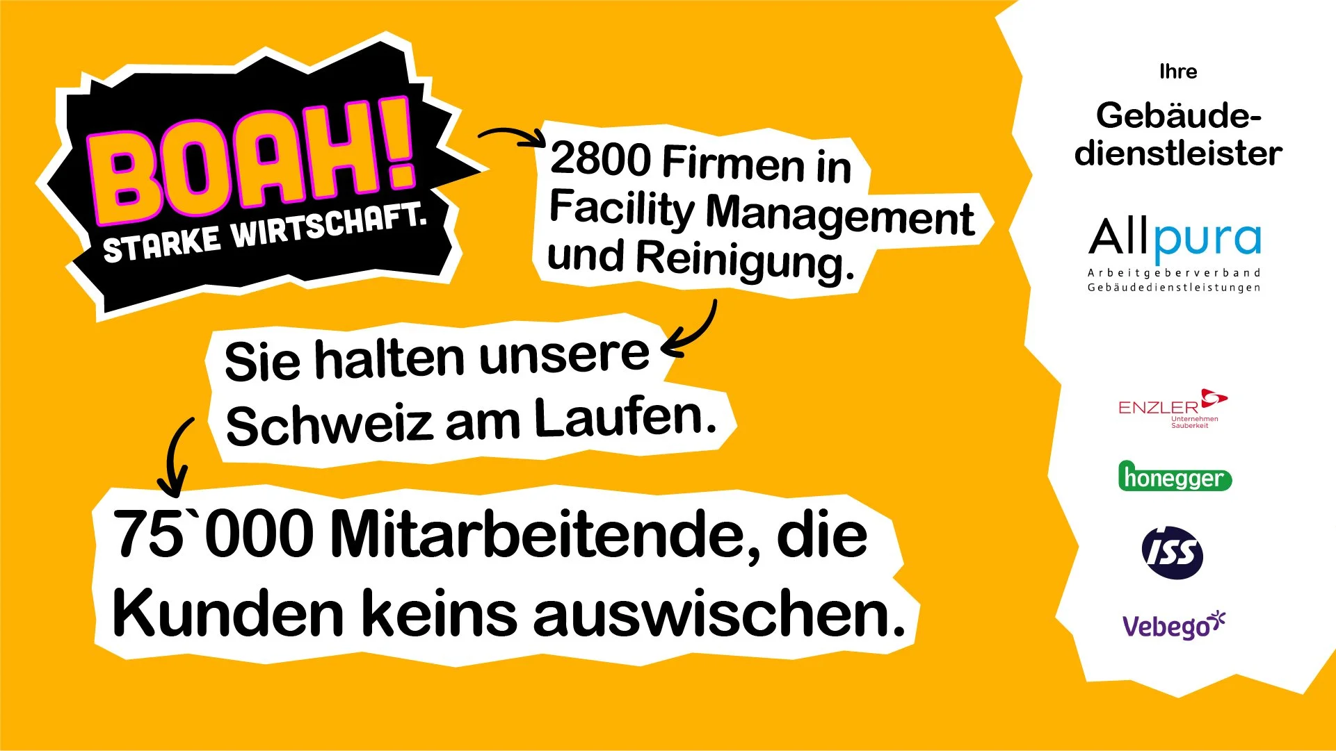 Imagekampagne für die Gebäudedienstleistungs-Branche