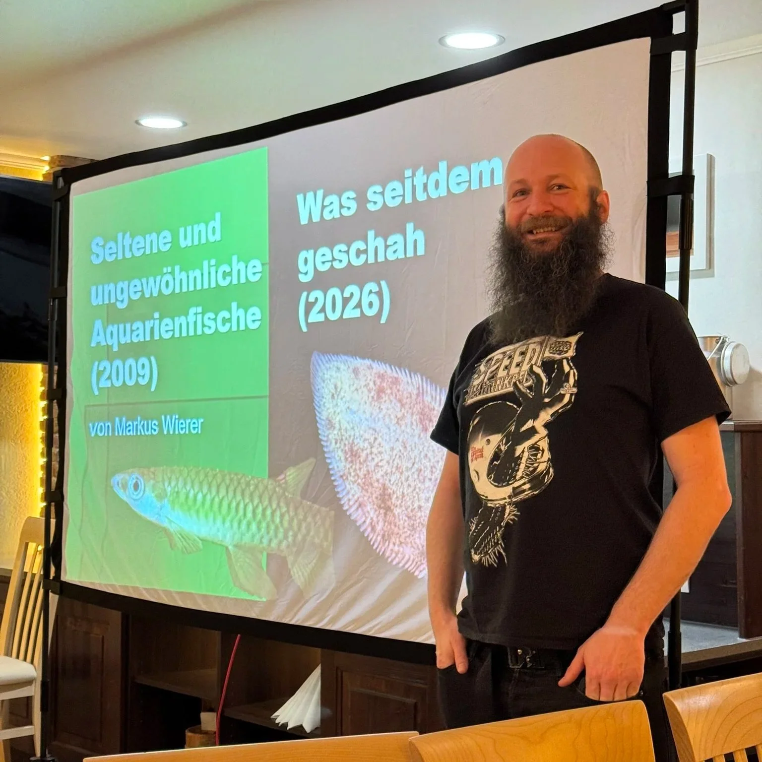 Bericht Vereinsabend 13. Februar - Seltene Aquarienfische – damals (2009) und heute (2026)