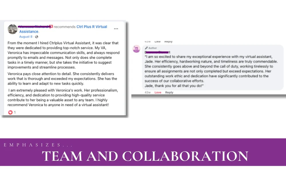 Coach testimonial for CPRIVAS virtual assistant agency Philippines