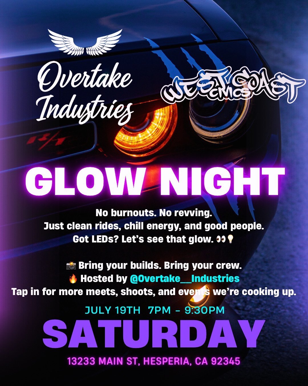 Glow NIght - LED car meet