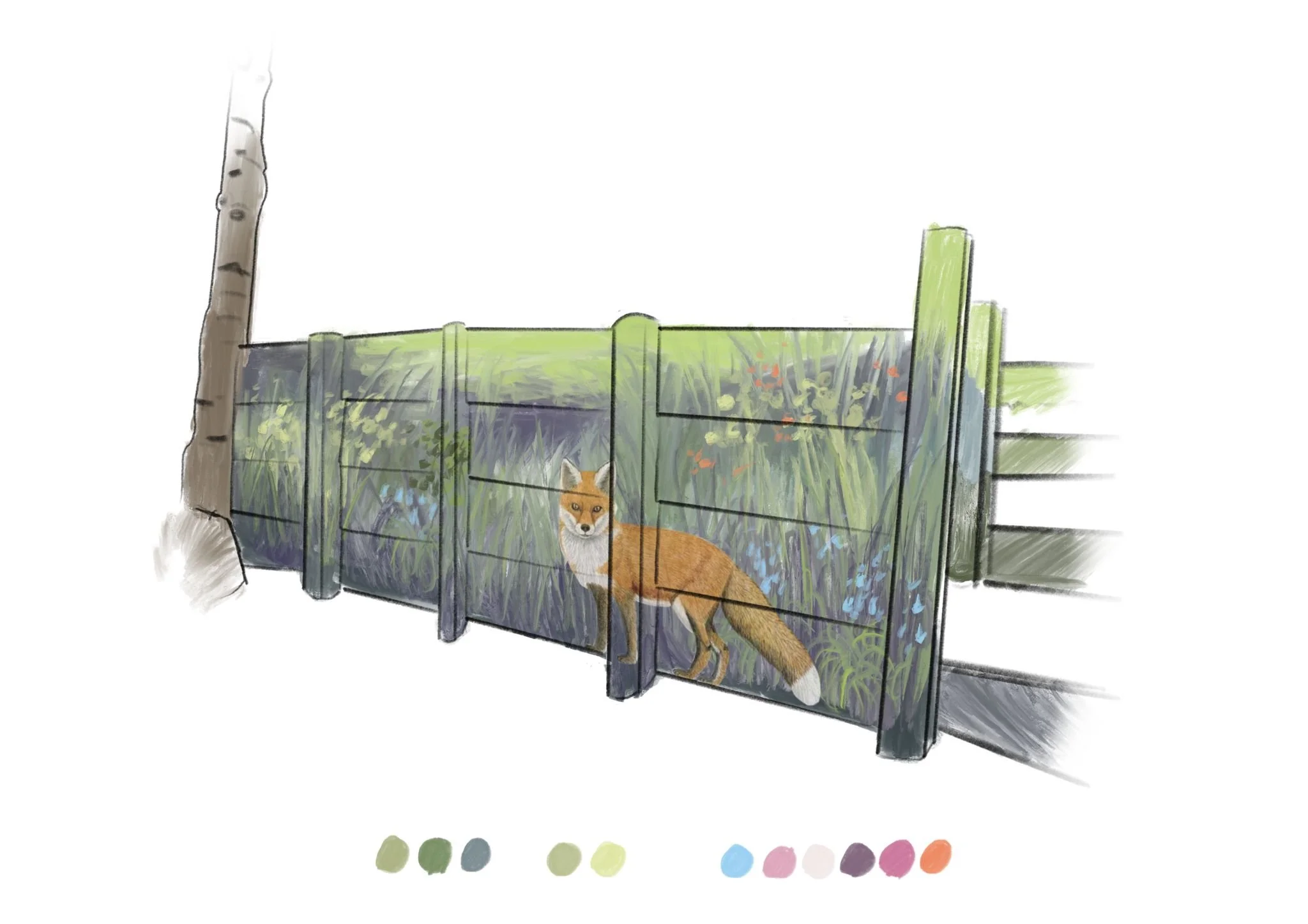 Working Outdoors in January: Murals, Weather, and Winter Light