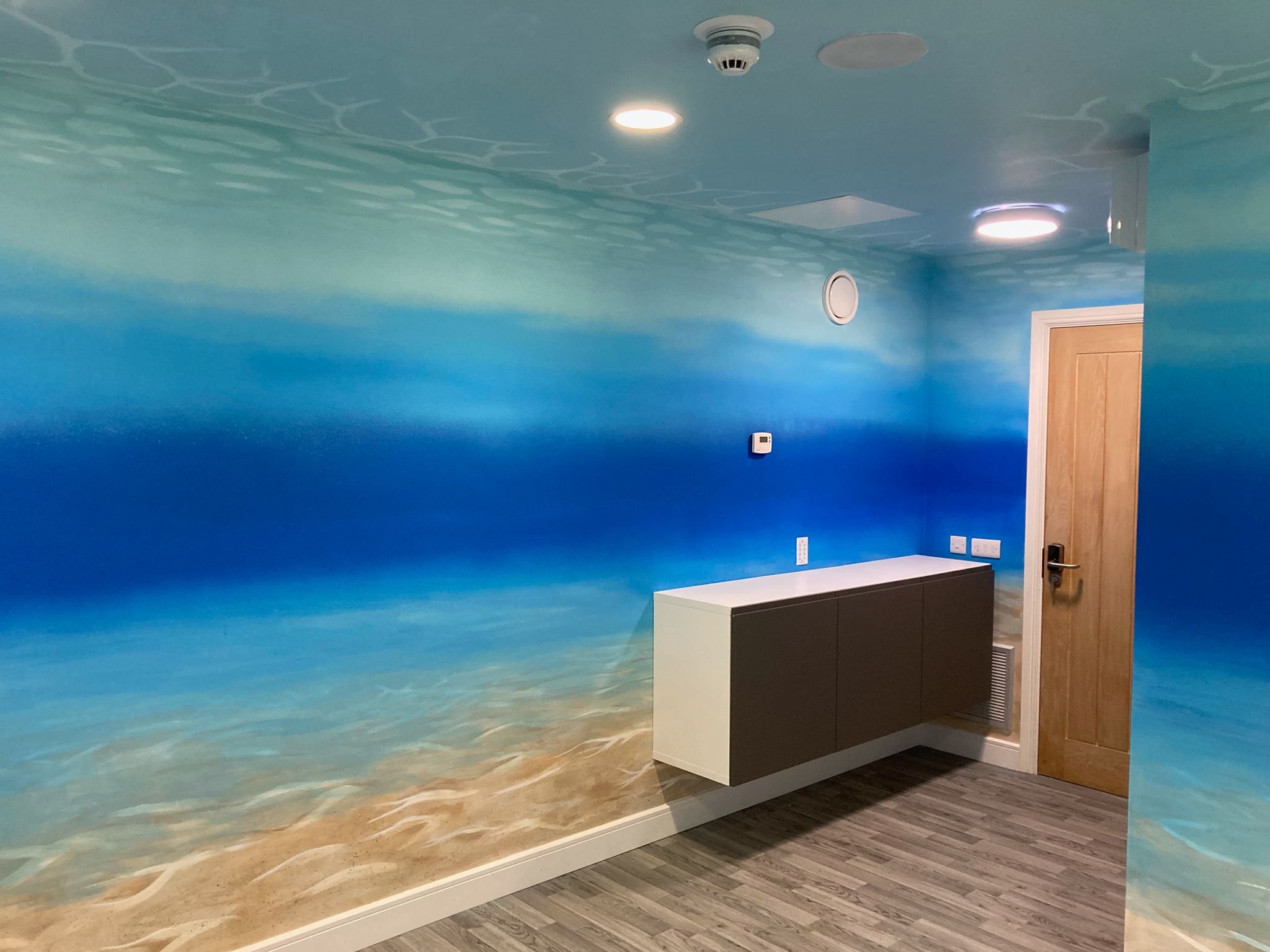 School wall mural