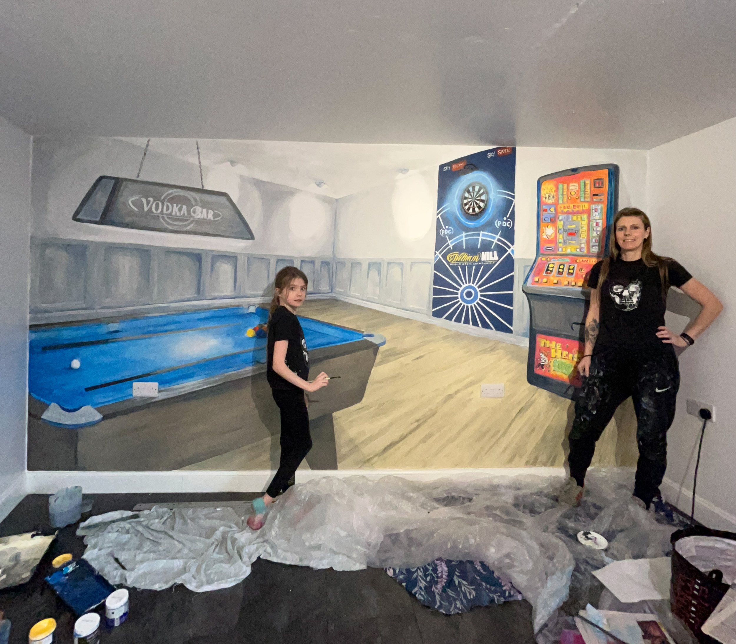 Business wall mural