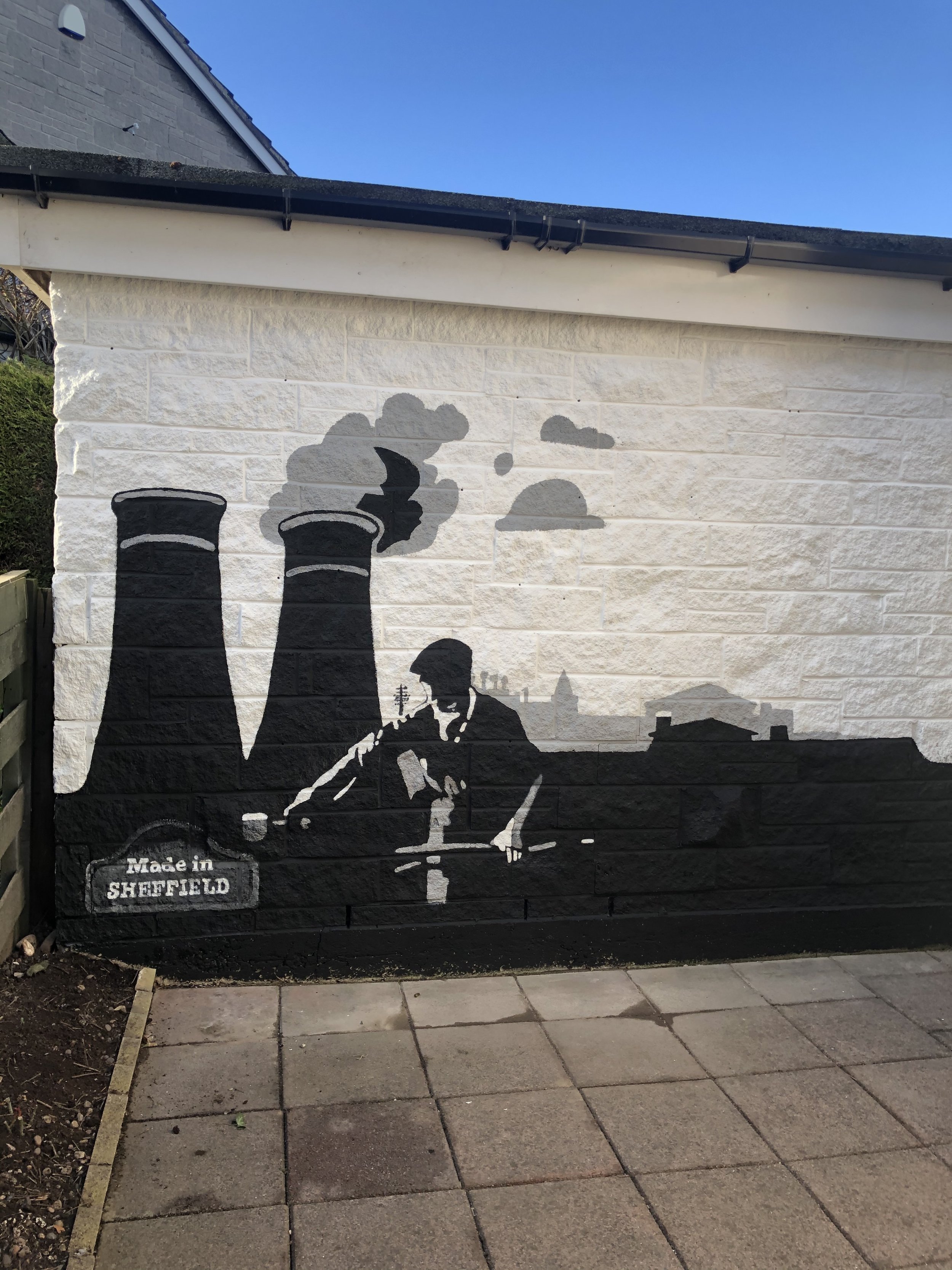 Business wall mural Sheffield