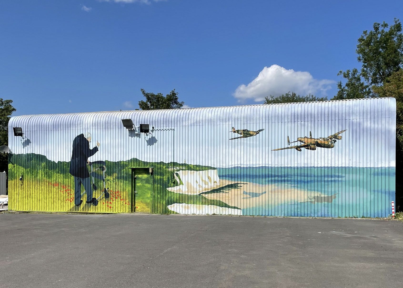 Business wall mural captain Tom