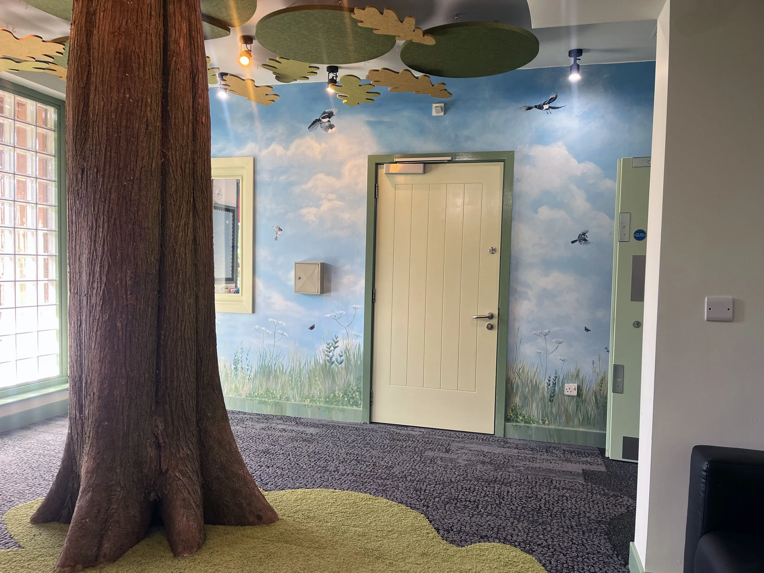 reception area of SEN school 