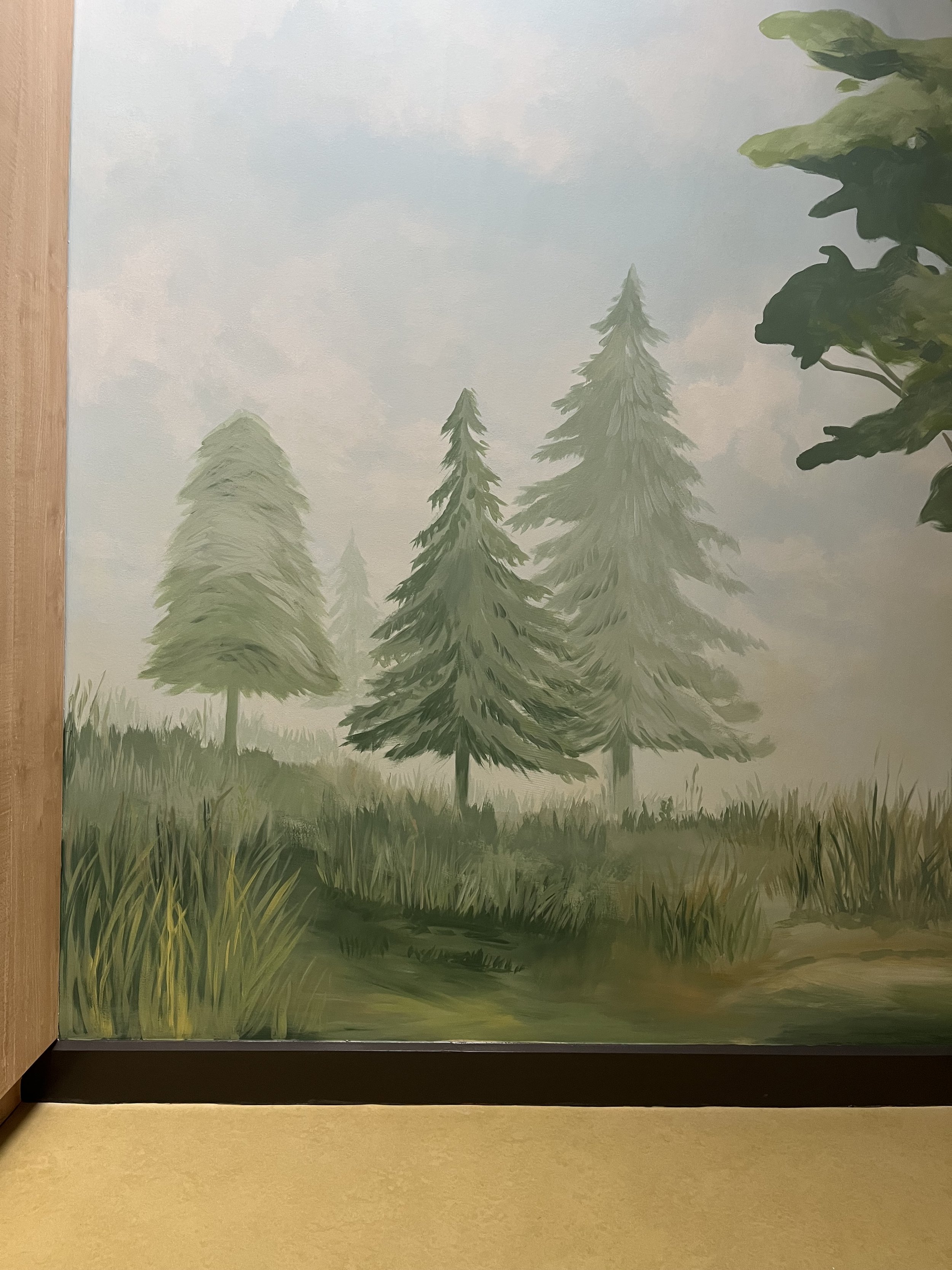 School wall mural