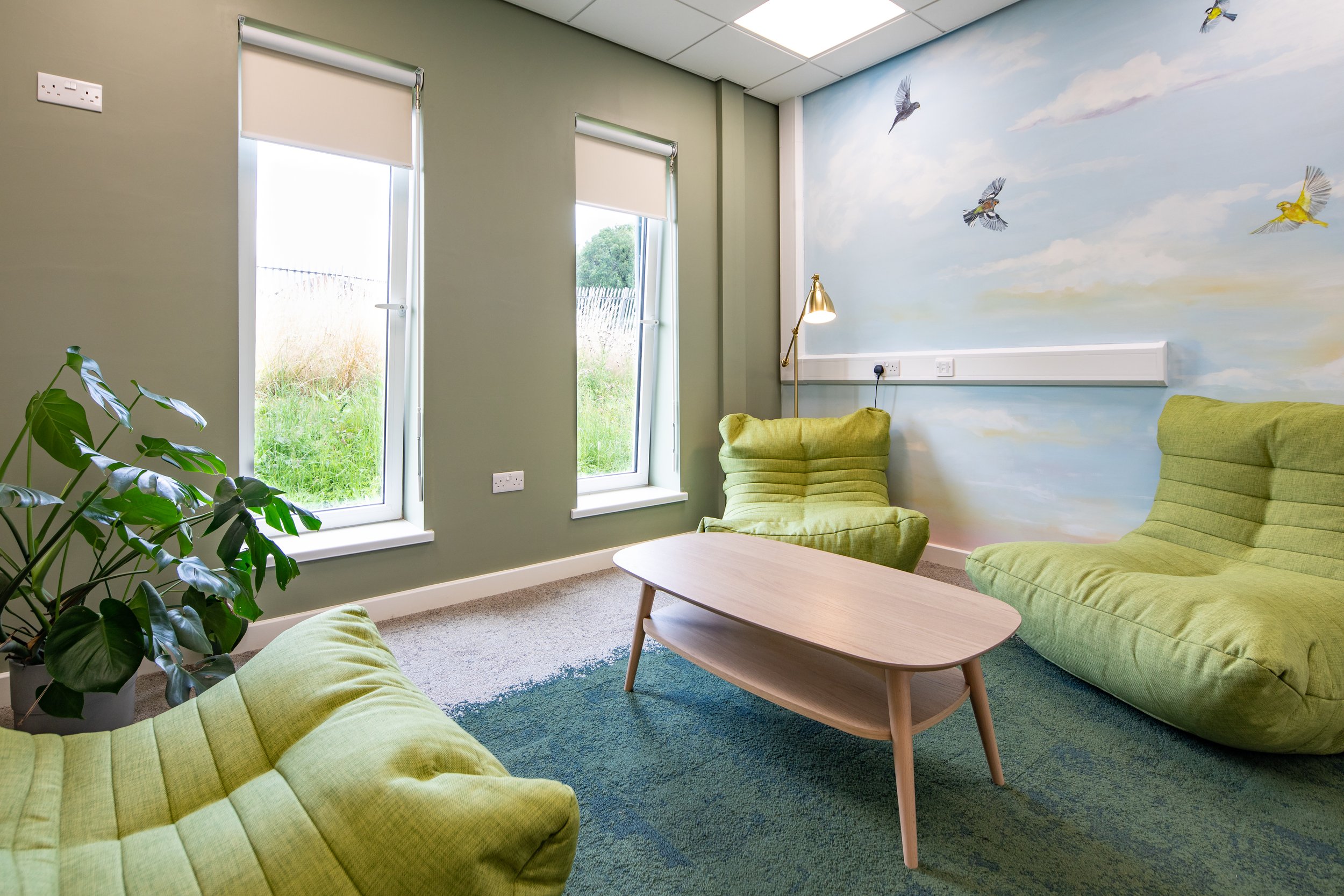 Business wall mural staffroom office