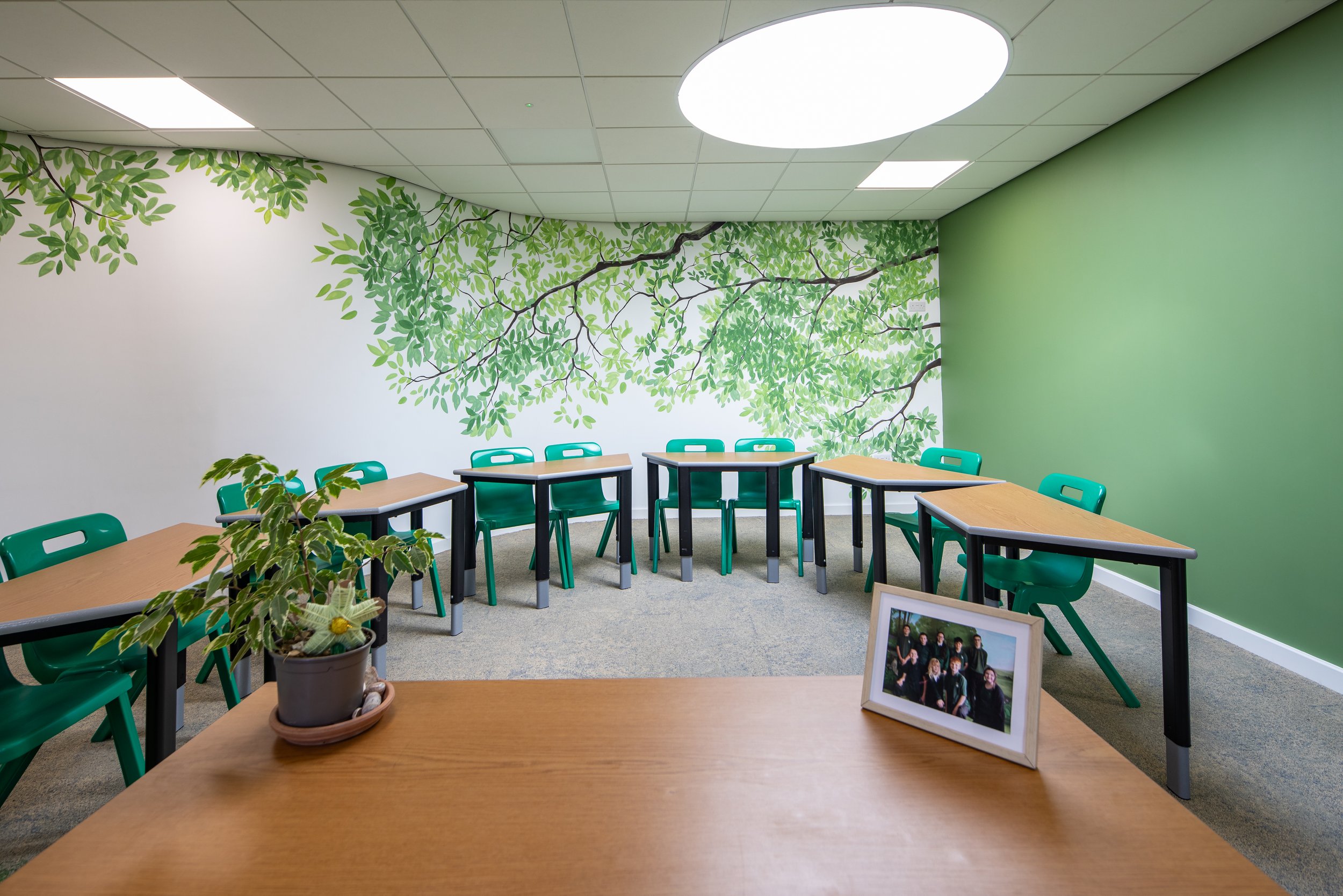 Business wall mural meeting room