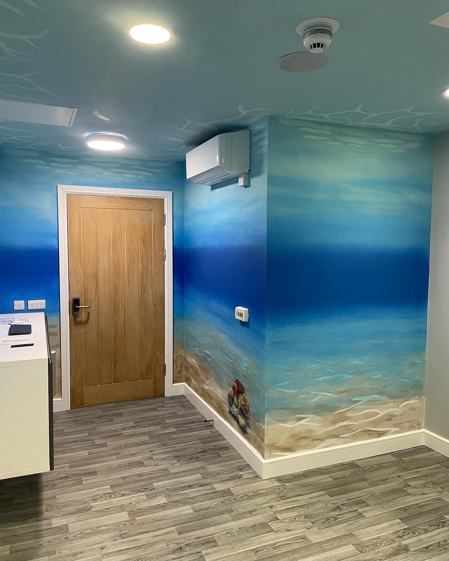 School wall mural