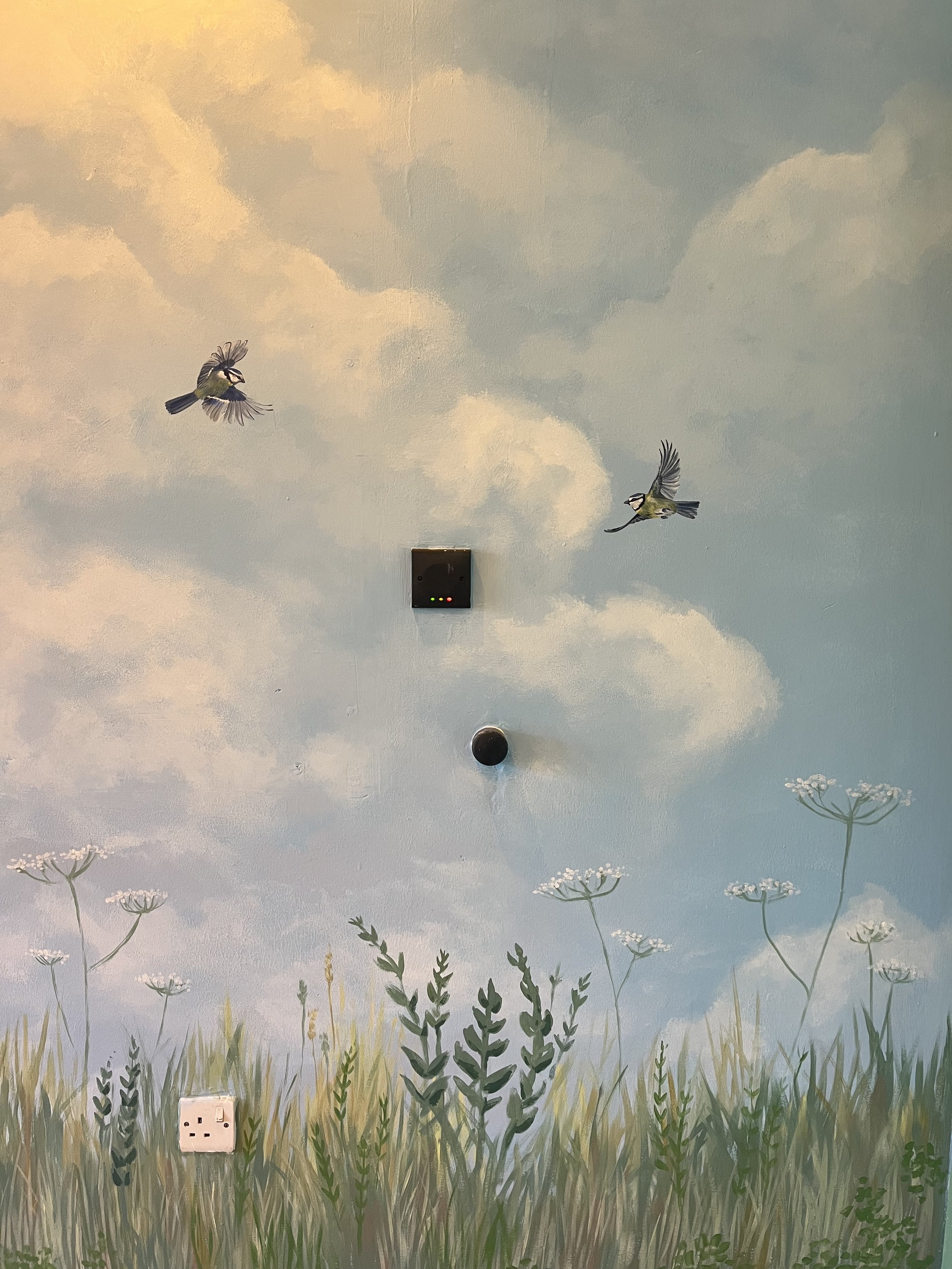 Business wall mural Sky birds