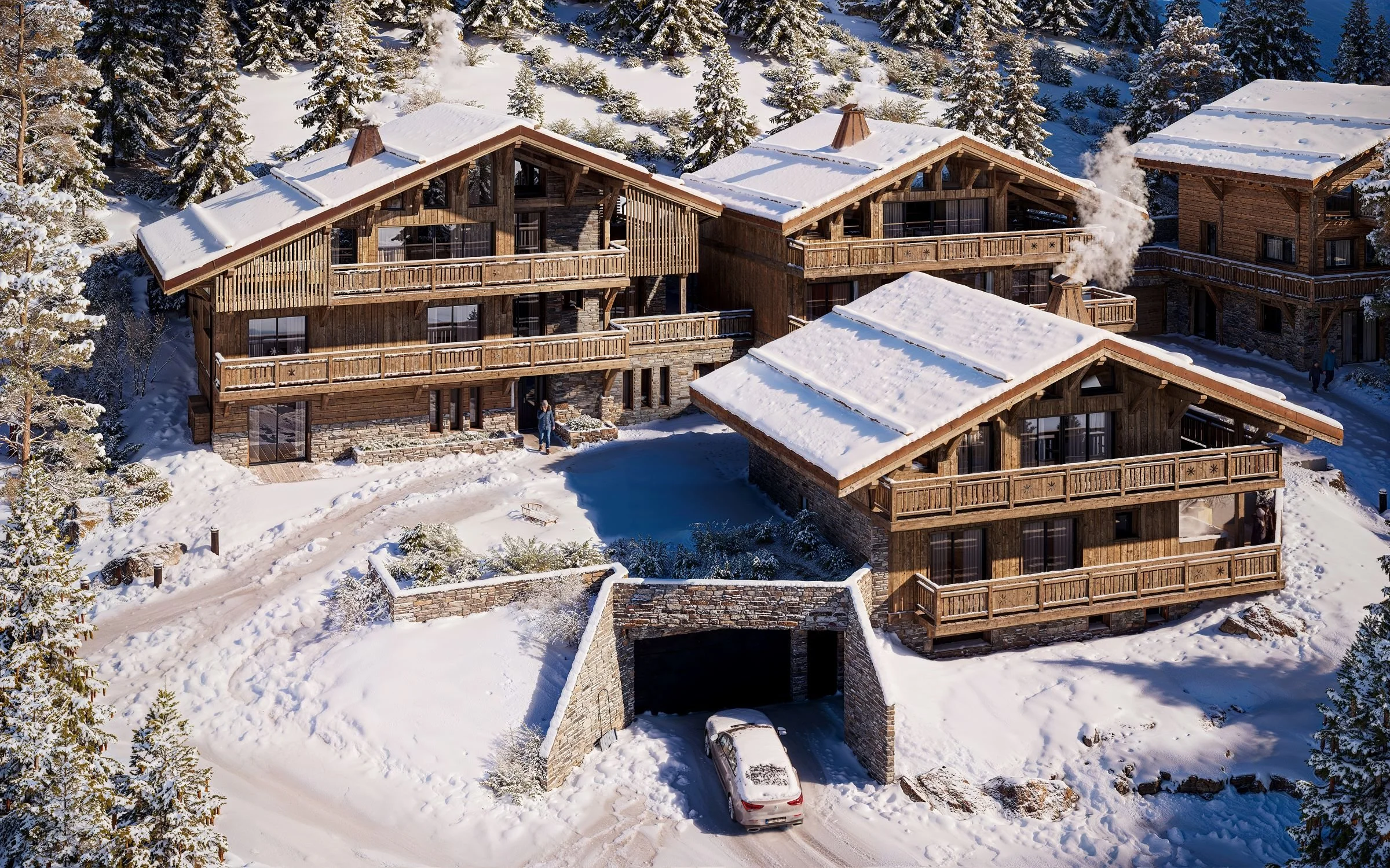 Chalets Élysia Châtel - Chalets lumineux avec spa et vues alpines ...