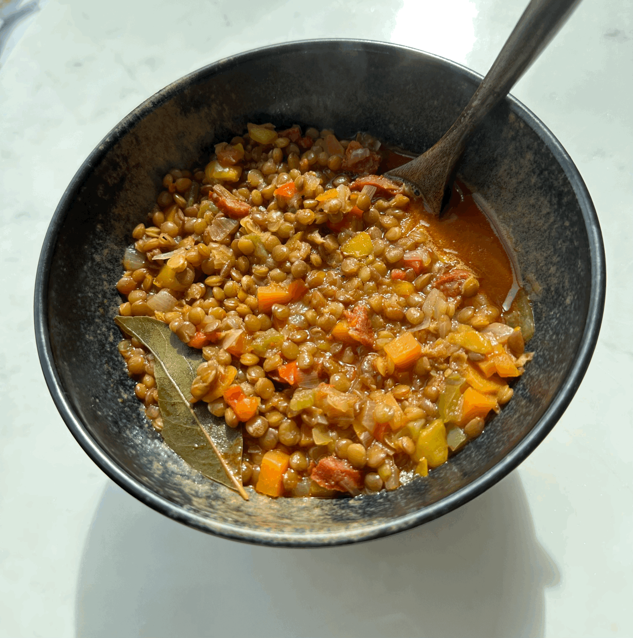 r. 6 / potaje de lentejas con chorizo