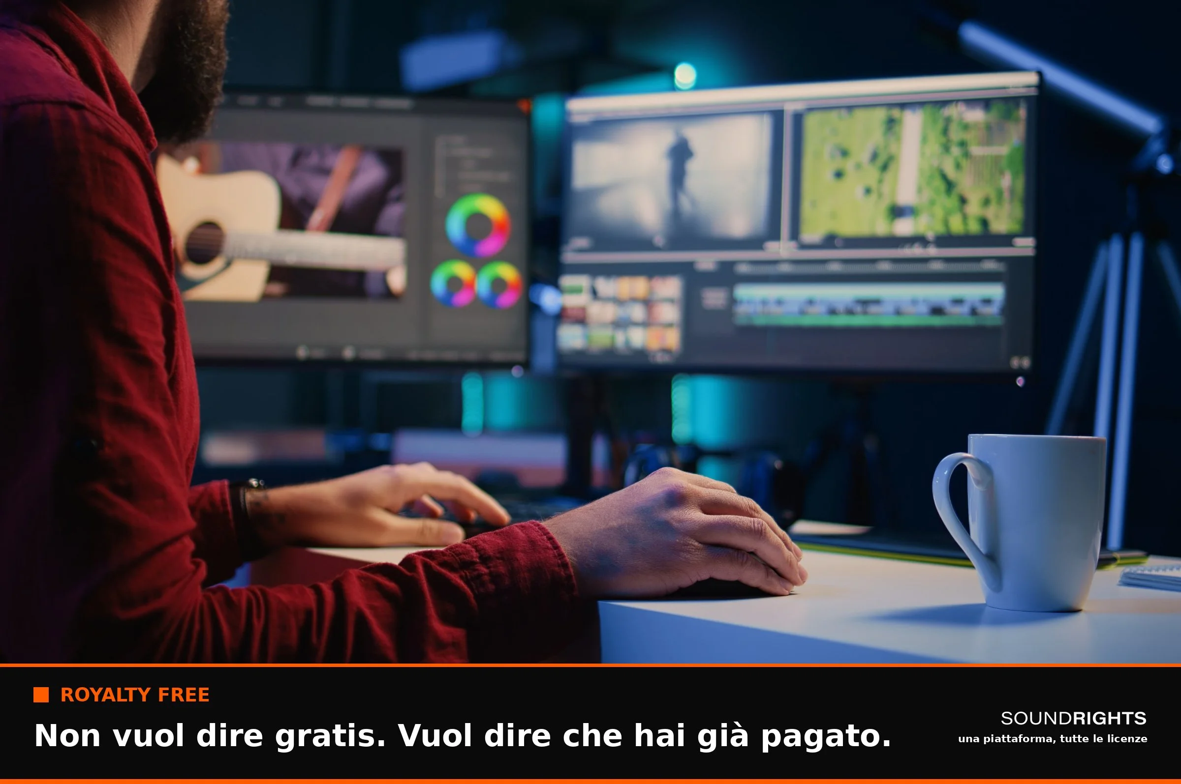Royalty free non vuol dire gratis. Vuol dire che hai già pagato