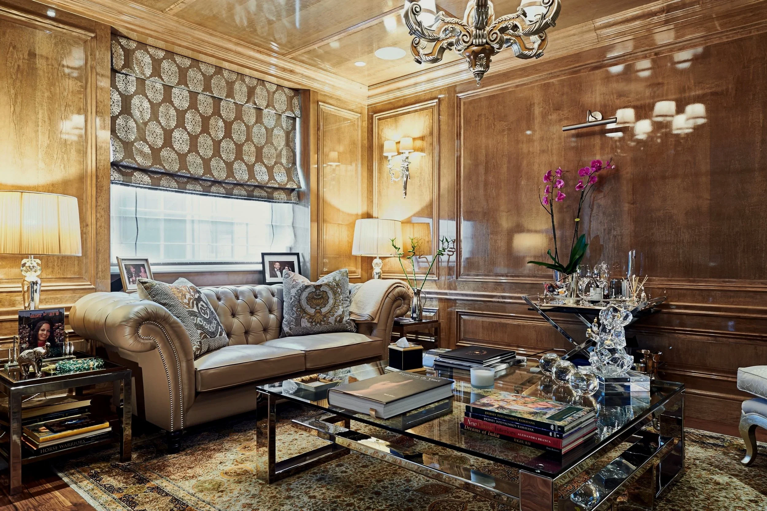 wall panelling luxury study