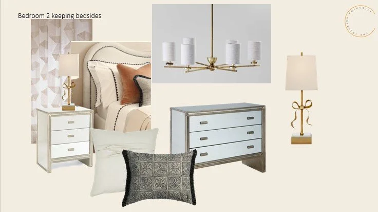Luxury London bedroom soft neutrals 