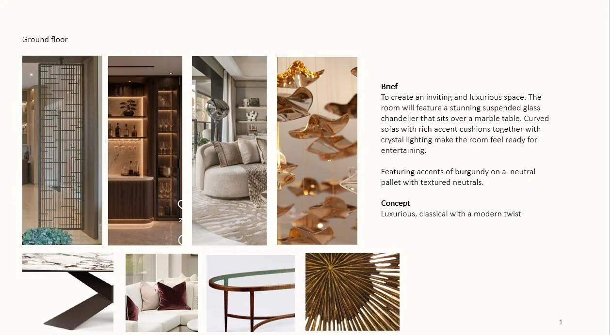 Luxury London dining room 