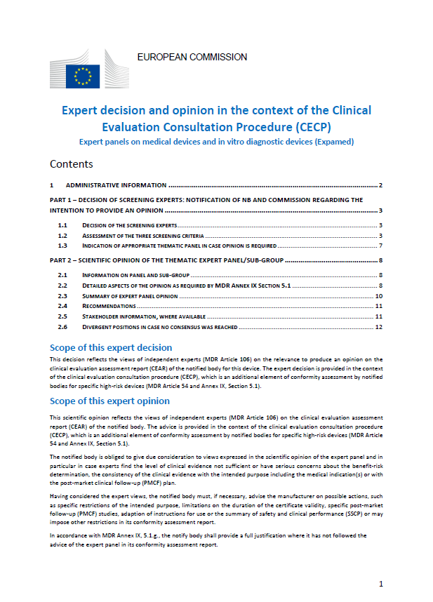 EU Expert Panel Identifies Clinical Evidence Limitations for Bioabsorbable Orthopaedic Screws under MDR CECP